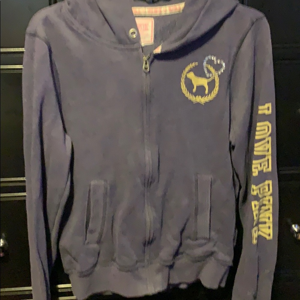 Pitt zip-up sweatshirt